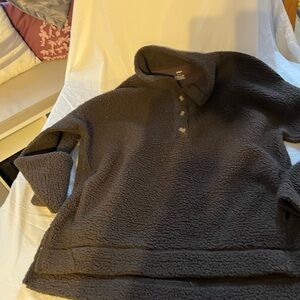 Aerie teddy bear brown Fleece Women's  Sweater